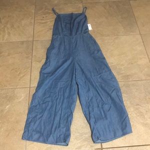Old Navy women’s - small / tall chambray jumpsuit